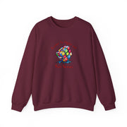 Rubik Cube Unisex Heavy Blend™ Crewneck Sweatshirt
