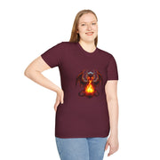 Fire Dragon Unisex Softstyle T-Shirt