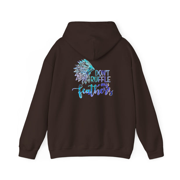 Don’t Ruffle My Feathers Unisex Heavy Blend™ Hooded Sweatshirt