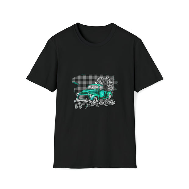 Christmas truck Unisex Softstyle T-Shirt