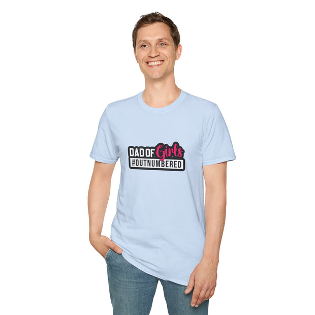 Dad of Girls Unisex Softstyle T-Shirt