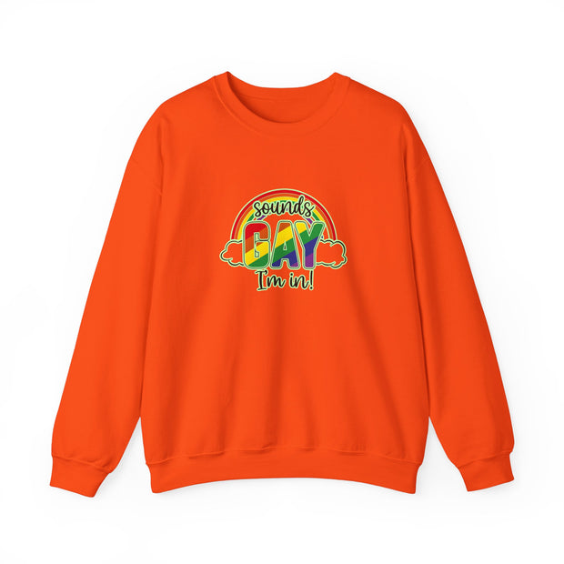 Sounds Gay Unisex Heavy Blend™ Crewneck Sweatshirt