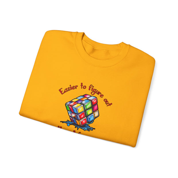 Rubik Cube Unisex Heavy Blend™ Crewneck Sweatshirt
