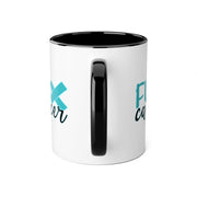 Fuck Cancer Accent Mugs, 11oz