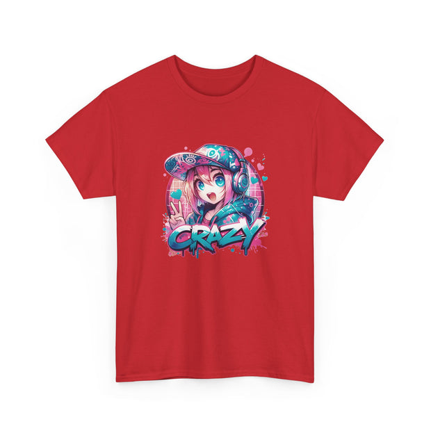 Graffiti Anime Girls Unisex Heavy Cotton Tee