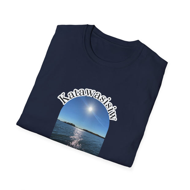 Cree Saskatchewan Skies Unisex Softstyle T-Shirt