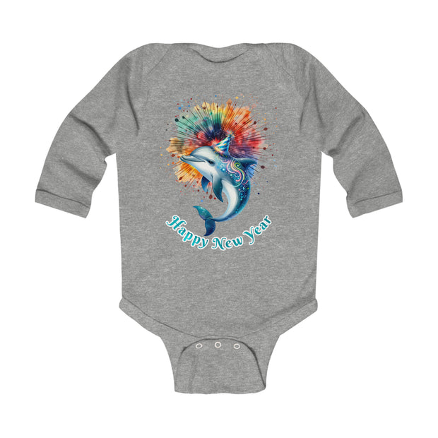 New Year Infant Long Sleeve Bodysuit