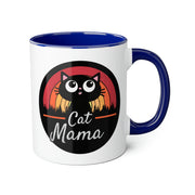 Cat Mama Accent Mugs, 11oz
