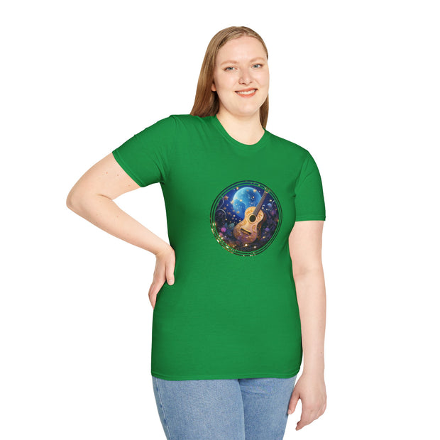 Moonlight Guitar Unisex Softstyle T-Shirt