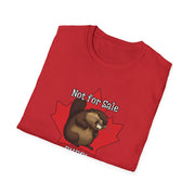 Angry Beaver Unisex T-Shirt - Not For Sale Maple Leaf Design