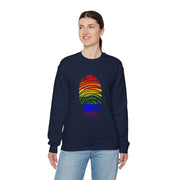 Pride Fingerprint Unisex Heavy Blend™ Crewneck Sweatshirt