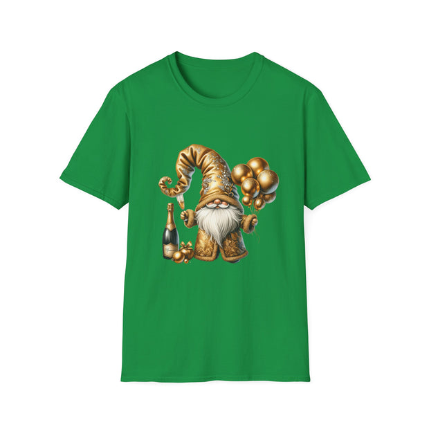 New Year Gnome Unisex Softstyle T-Shirt