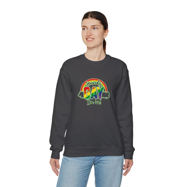 Sounds Gay Unisex Heavy Blend™ Crewneck Sweatshirt