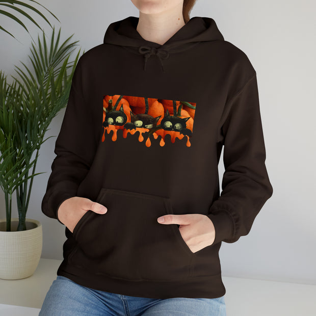 Pumpkin cats Unisex Heavy Blend™ Hooded Sweatshirt