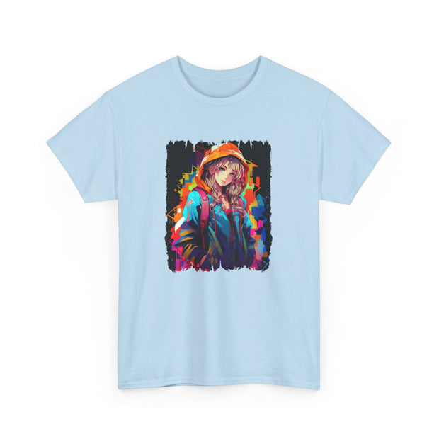Graffiti Anime Girls Unisex Heavy Cotton Tee