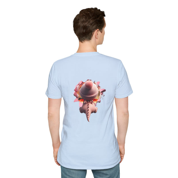 Valentines Dragon 2 Sided Unisex Softstyle T-Shirt