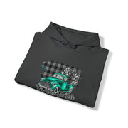 Christmas truck Unisex Heavy Blend™ Hooded Sweatshirt