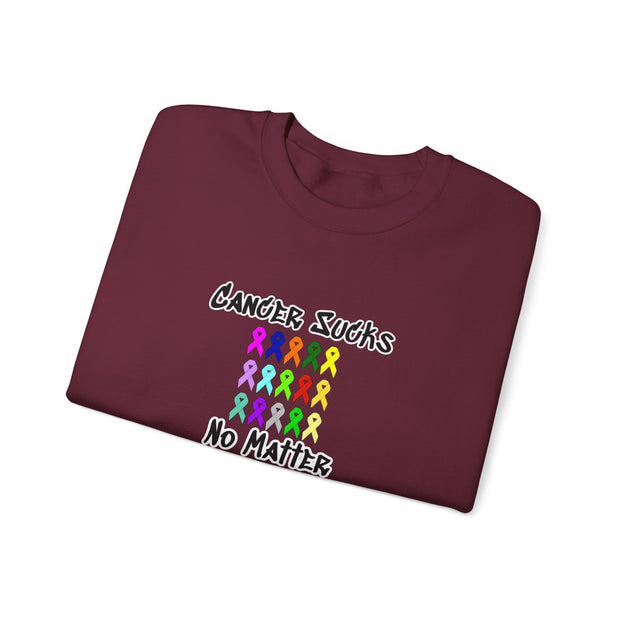 Cancer Sucks Unisex Heavy Blend™ Crewneck Sweatshirt