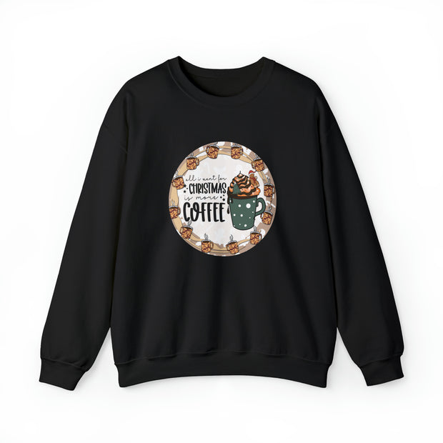 Christmas Coffee Unisex Heavy Blend™ Crewneck Sweatshirt