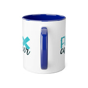Fuck Cancer Accent Mugs, 11oz