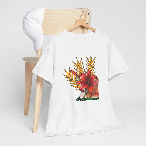 Saskatchewan Lily Unisex Heavy Cotton Tee