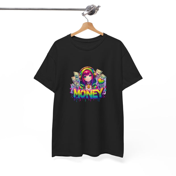 Graffiti Anime Girls Unisex Heavy Cotton Tee