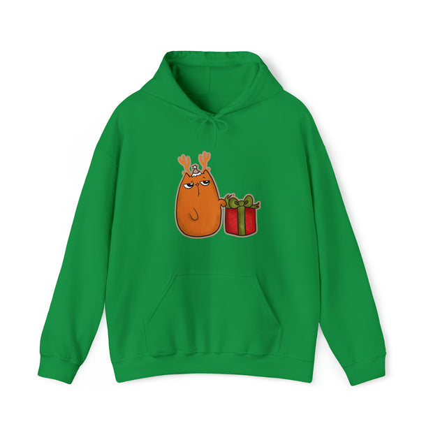 Christmas cat Unisex Heavy Blend™ Hooded Sweatshirt