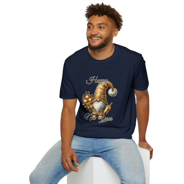 Gnome New Year Unisex Softstyle T-Shirt