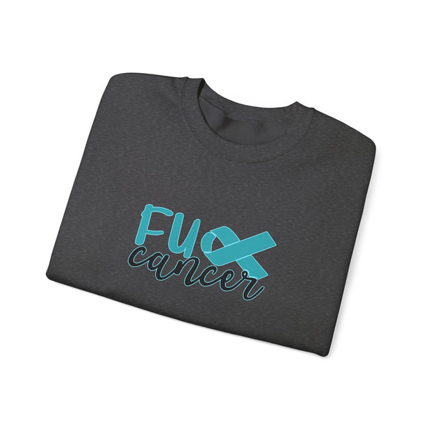 Fuck Cancer Unisex Heavy Blend™ Crewneck Sweatshirt