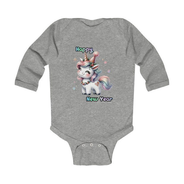 New a year Unicorn Infant Long Sleeve Bodysuit