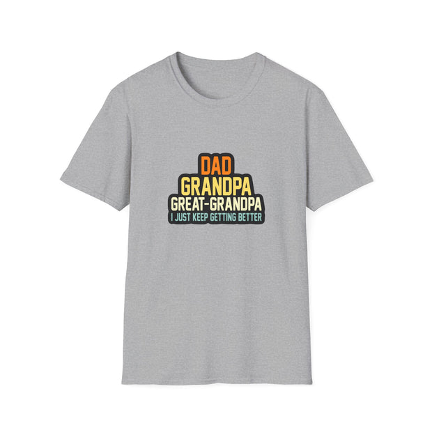 Dad Grandpa Great Grandpa Unisex Softstyle T-Shirt
