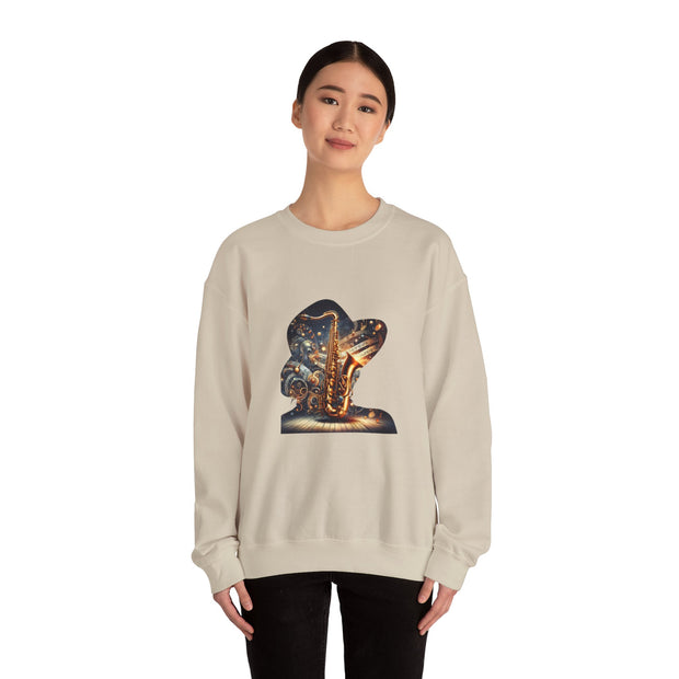Saxophone Unisex Heavy Blend™ Crewneck Sweatshirt