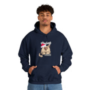 Christmas cat Unisex Heavy Blend™ Hooded Sweatshirt