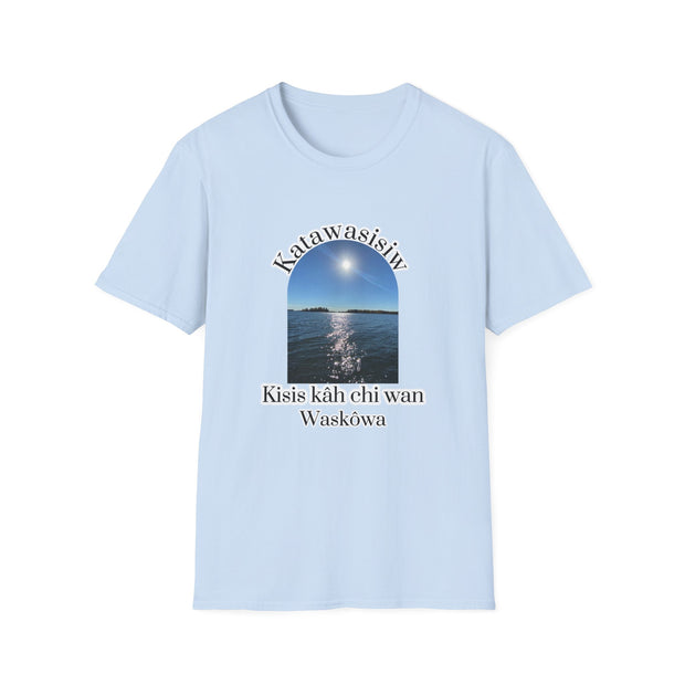 Cree Saskatchewan Skies Unisex Softstyle T-Shirt