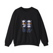Horror Movie Cats Unisex Heavy Blend™ Crewneck Sweatshirt