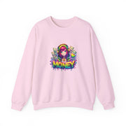 Graffiti Anime Girls Unisex Heavy Blend™ Crewneck Sweatshirt