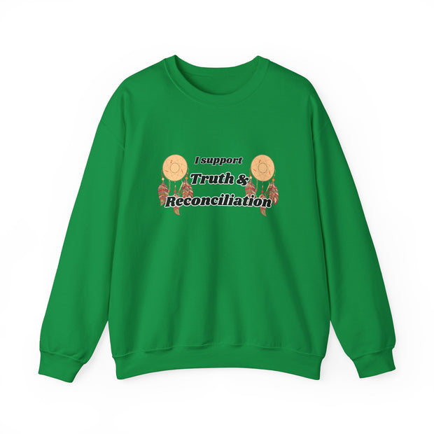 I Support Truth & Reconciliation Unisex Heavy Blend™ Crewneck Sweatshirt
