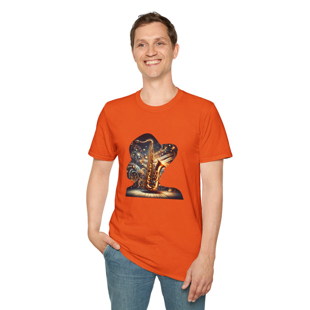 Saxophone Unisex Softstyle T-Shirt