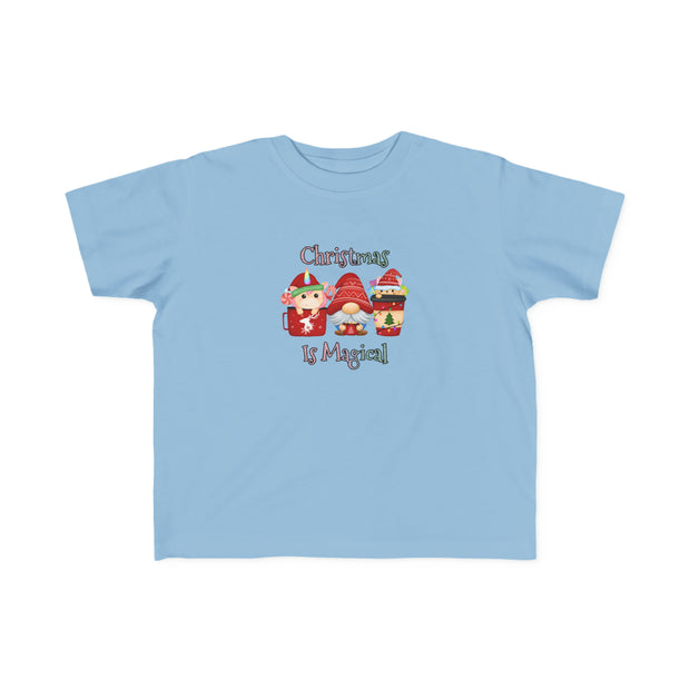 Christmas Gnomes Toddler's Fine Jersey Tee