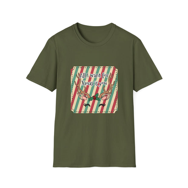 Reindeer Unisex Softstyle T-Shirt