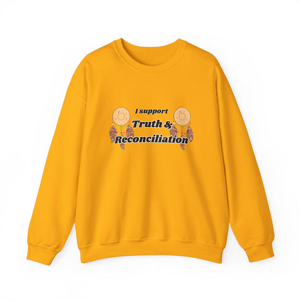 I Support Truth & Reconciliation Unisex Heavy Blend™ Crewneck Sweatshirt