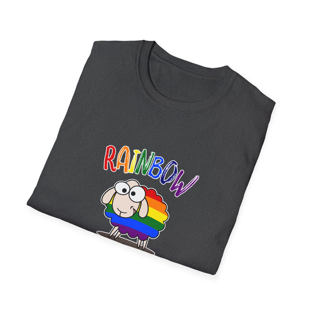 Rainbow Sheep Unisex Softstyle T-Shirt