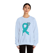 Teal Ribbon Unisex Heavy Blend™ Crewneck Sweatshirt