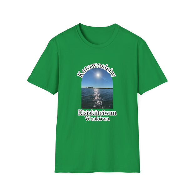 Cree Saskatchewan Skies Unisex Softstyle T-Shirt