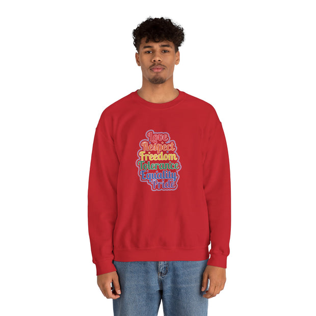 Love Respect Freedom Unisex Heavy Blend™ Crewneck Sweatshirt