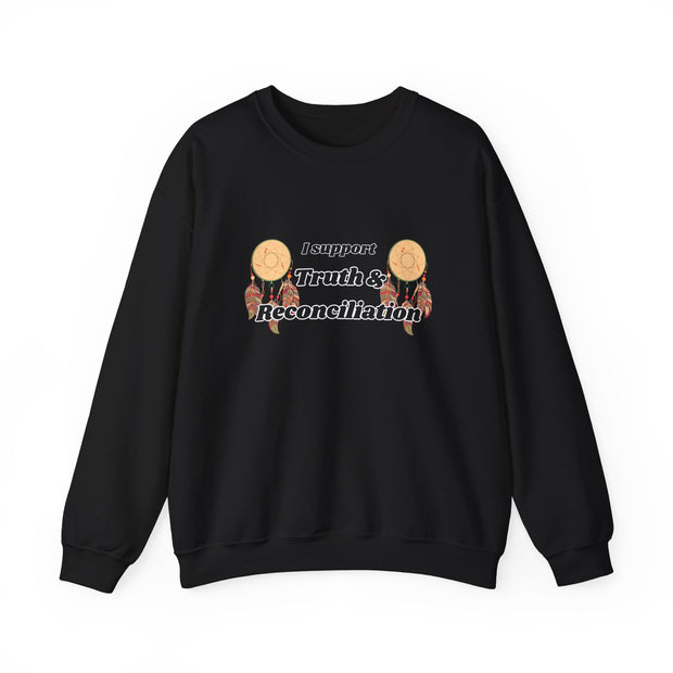 I Support Truth & Reconciliation Unisex Heavy Blend™ Crewneck Sweatshirt