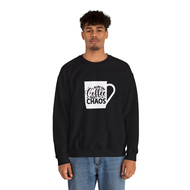 Coffee and Chaos Unisex Heavy Blend™ Crewneck Sweatshirt