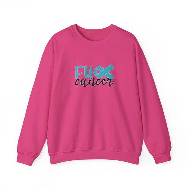 Fuck Cancer Unisex Heavy Blend™ Crewneck Sweatshirt