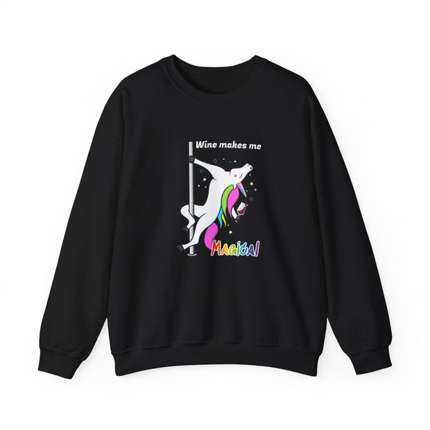 Unicorn Wine Unisex Heavy Blend™ Crewneck Sweatshirt