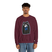 Christmas cat Unisex Heavy Blend™ Crewneck Sweatshirt